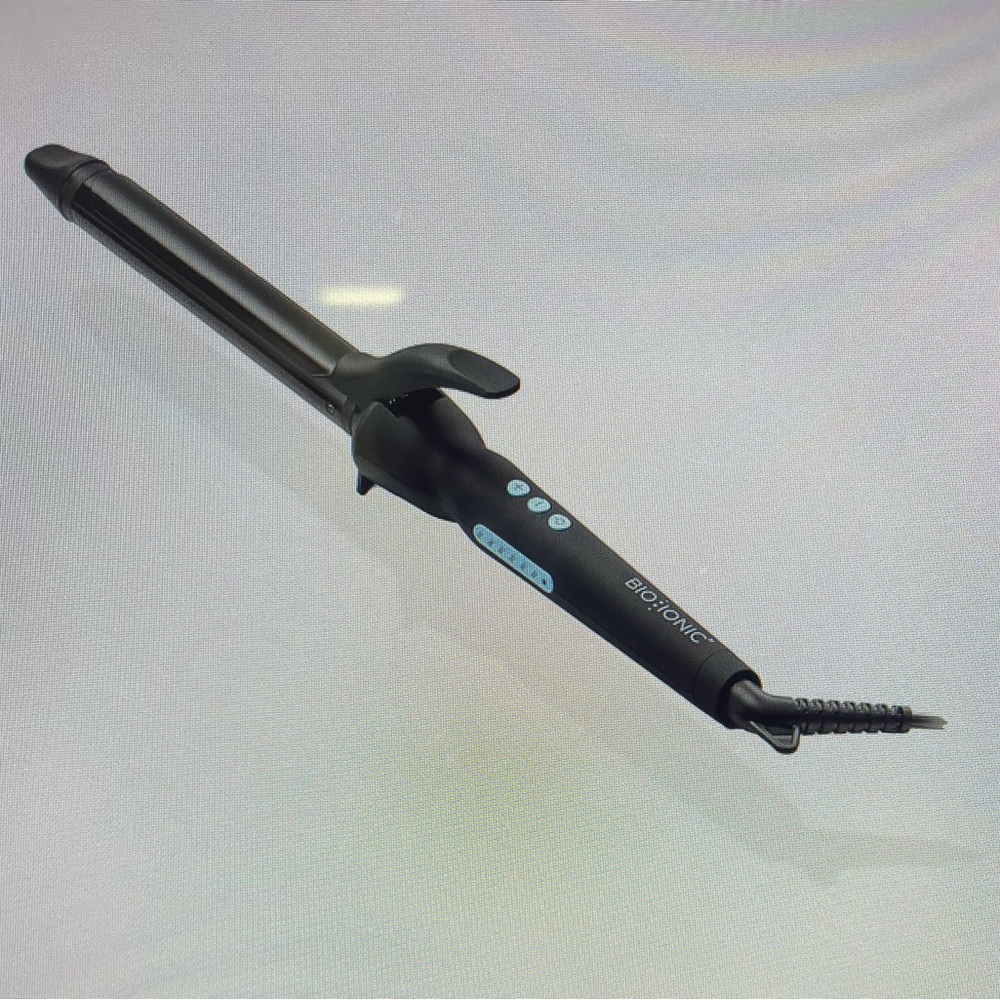 Bio Ionic Long Barrel Styler Curling Hair Iron .75" inch NIB